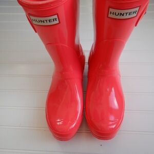 Hunter Women's Pink Winter & Rain Boots